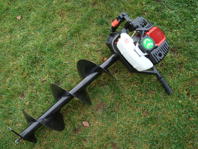 Power Auger - Post Hole Digger with 10" Earth Auger Bit Power Auger - Post Hole Digger with 10" Earth Auger Bit